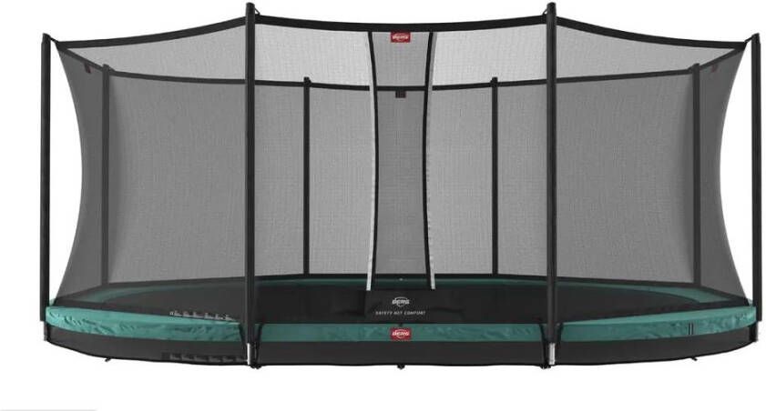 BERG Trampoline Grand Favorit Inground(incl. veiligheidsnet) 520 cm Groen