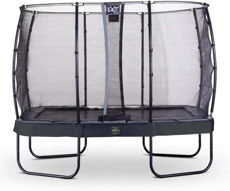 EXIT Toys Exit Elegant Trampoline Met Veiligheidsnet Economy Rechthoekig 244 X 427 Cm Zwart