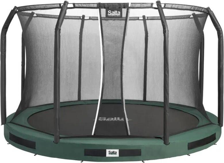Salta Trampoline Premium Ground(incl. veiligheidsnet) 396 cm Groen