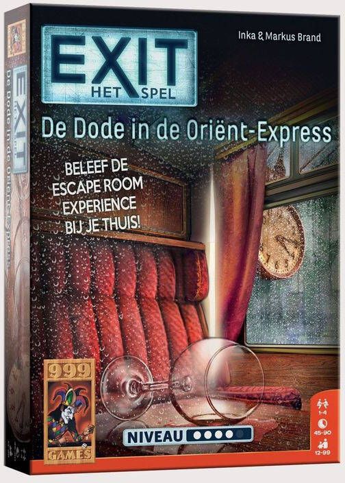 999 Games Exit De Dode In De Orient Express Spel Assortiment