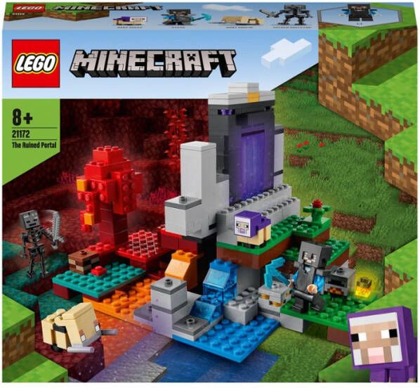 Lego Minecraft The Ruined Portal Construction Toy (21172)