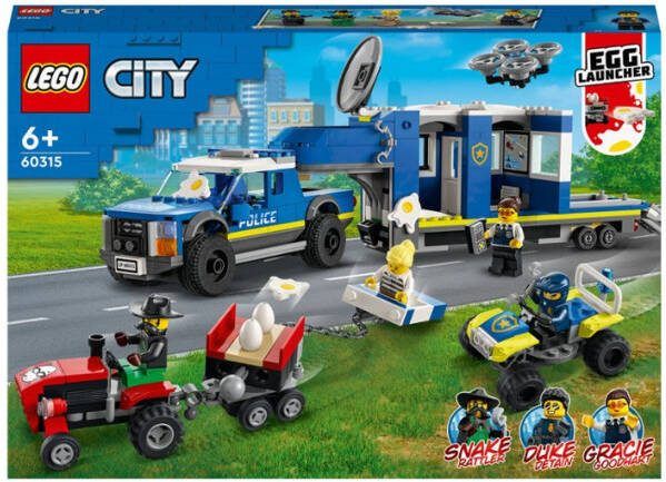 Lego City Police Mobile Command Truck Toy with Drone(60315 )