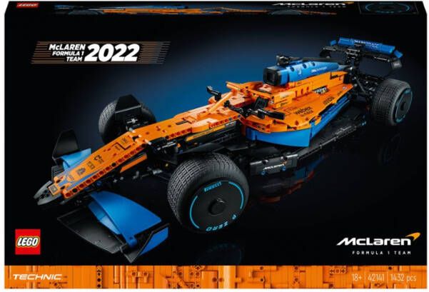 Lego Technic McLaren Formula 1 2022 Race Car Model Set(42141 )