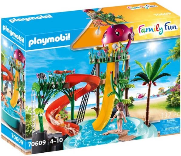PLAYMOBIL &#xAE, Family Fun Aqua Park met glijbanen 70609