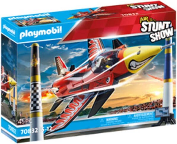 Playmobil ® Constructie speelset Straalvliegtuig "Eagle"(70832 ), air stuntshow(45 stuks )