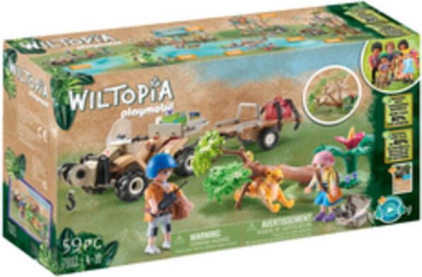 Playmobil ® Constructie speelset Wiltopia dierenreddings quad(71011 ), Wiltopia(58 stuks )