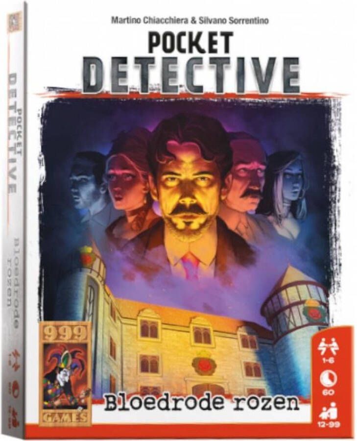 999 Games Pocket Detective Bloedrode Rozen Spel Geen Kleur