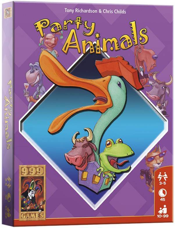999 Games Party Animal Spel Geen Kleur