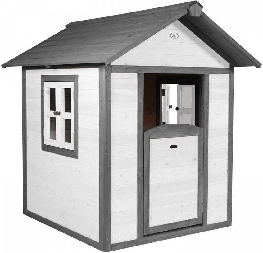 AXI Beach Lodge Speelhuis Van Fsc Hout Speelhuisje Voor De Tuin/Buiten In Grijs & Wit