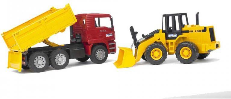 Bruder &#xAE; MAN TGA Truck met Shovel FR130 02752 Jongen