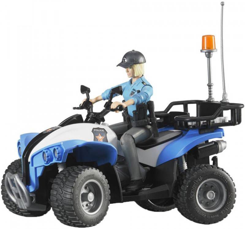 Bruder &#xAE; Politie-Quad met politievrouw en uitrusting 63010 Jongen