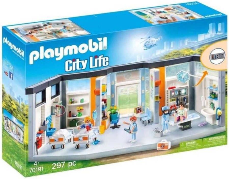 PLAYMOBIL City Life Ingerichte ziekenhuis vleugel 70191