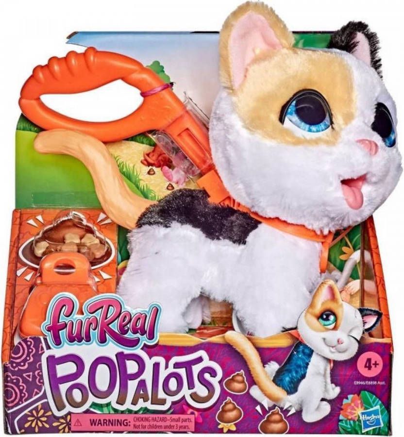 FurReal Friends Poopalots Big Wags Kitten interactieve knuffel