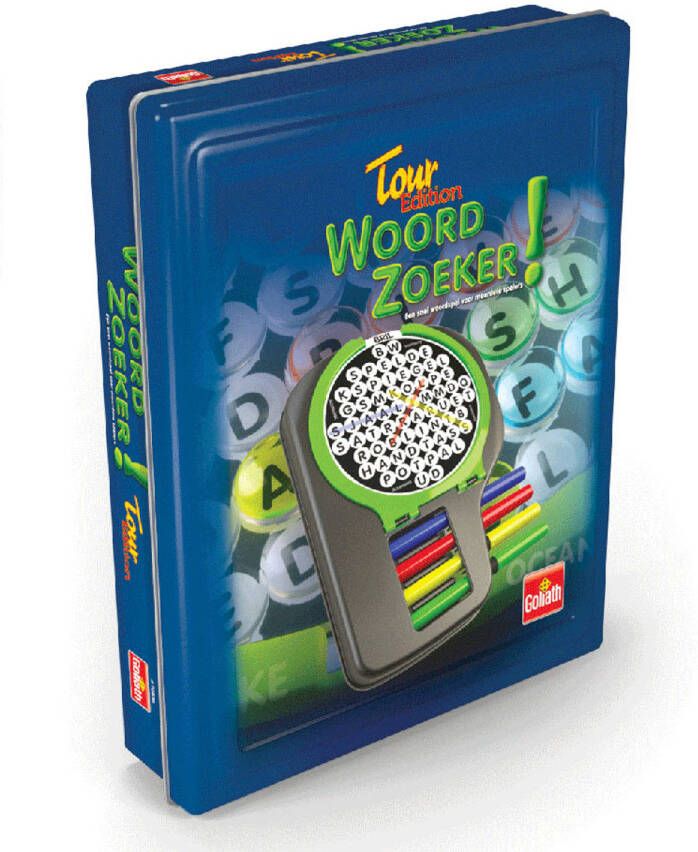 Goliath Travel Tin Reisspel Woordzoeker Junior Geen kleur