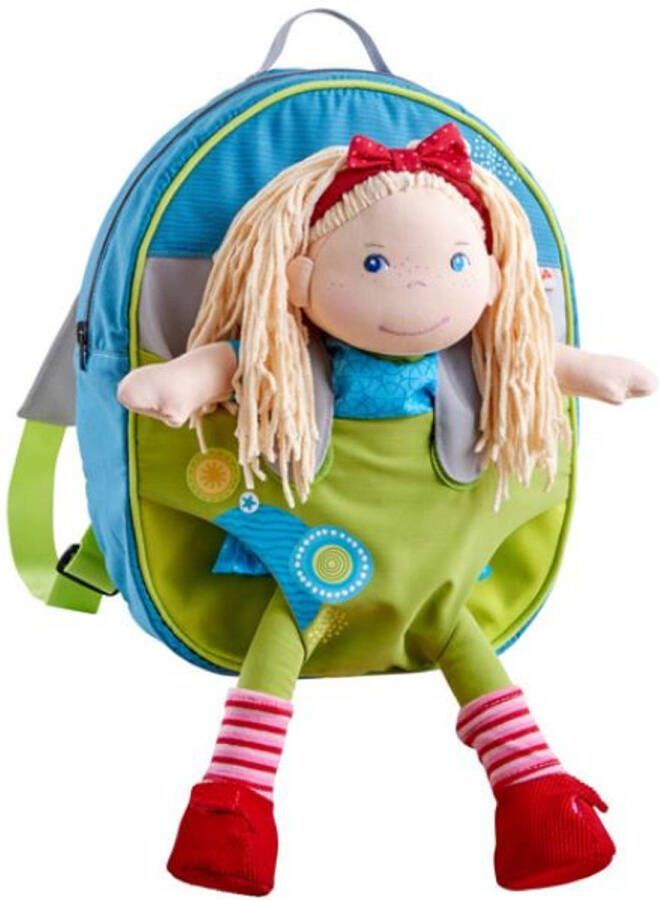 Haba Poppenrugzak Zomerweide Junior 6 Liter Polyester Groen