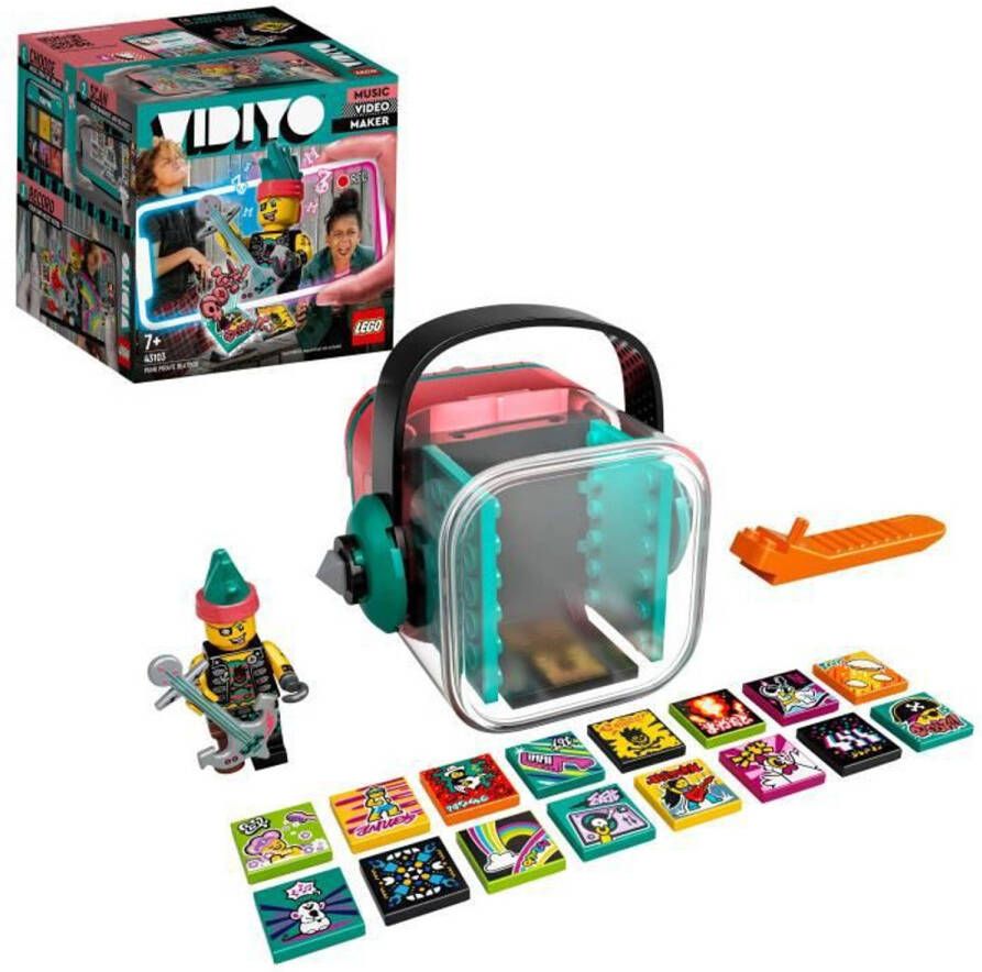 LEGO 43103 Vidiyo ™ Punk Pirate Beatbox Muziekvideo maker, Muziekspeelgoed, Augmented Reality App set Met Minifiguur