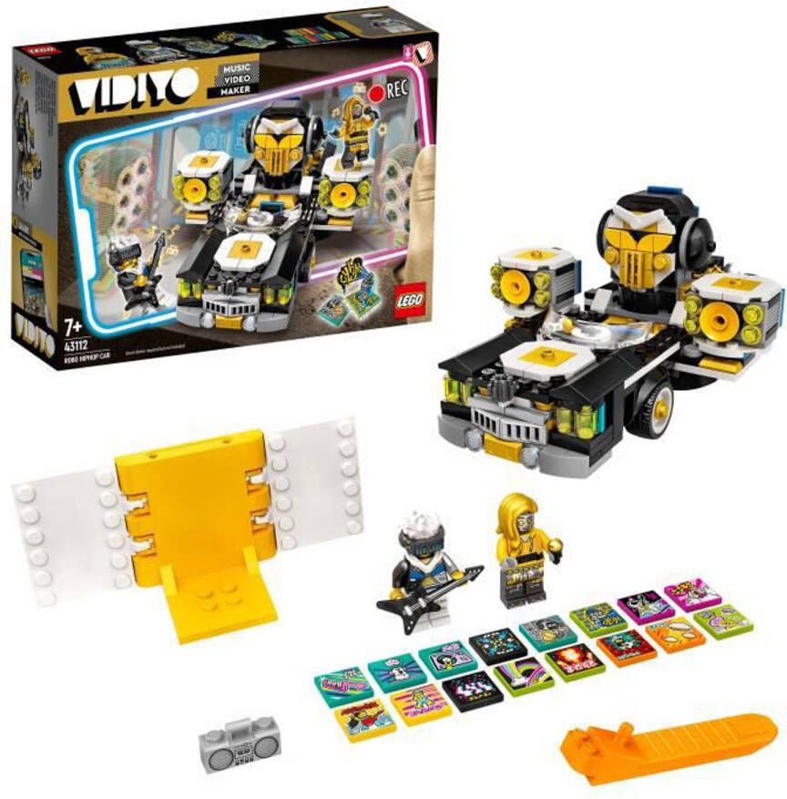 LEGO 43112 Vidiyo Robo Hiphop Car Beatbox Muziekvideomaker, Muzikaal Speelgoed En Augmented Reality app Voor Kinderen