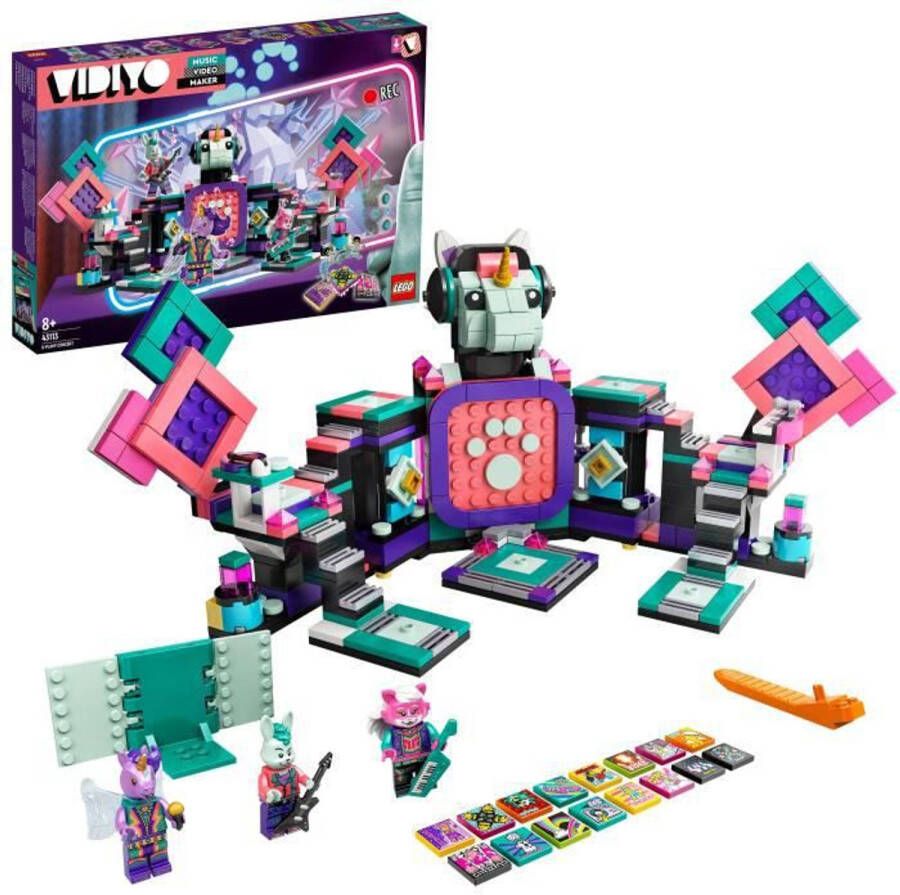 LEGO 43113 Vidiyo K pawp Concert Beatbox Muziekvideomaker, Muzikaal Speelgoed En Augmented Reality app Voor Kinderen
