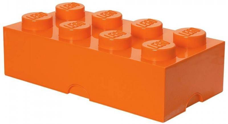 Room Copenhagen LEGO opbergblok 8 Helder oranje