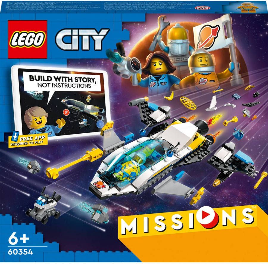 LEGO City Missies Ruimteschip Voor Verkenningsmissies Op Mars 60354