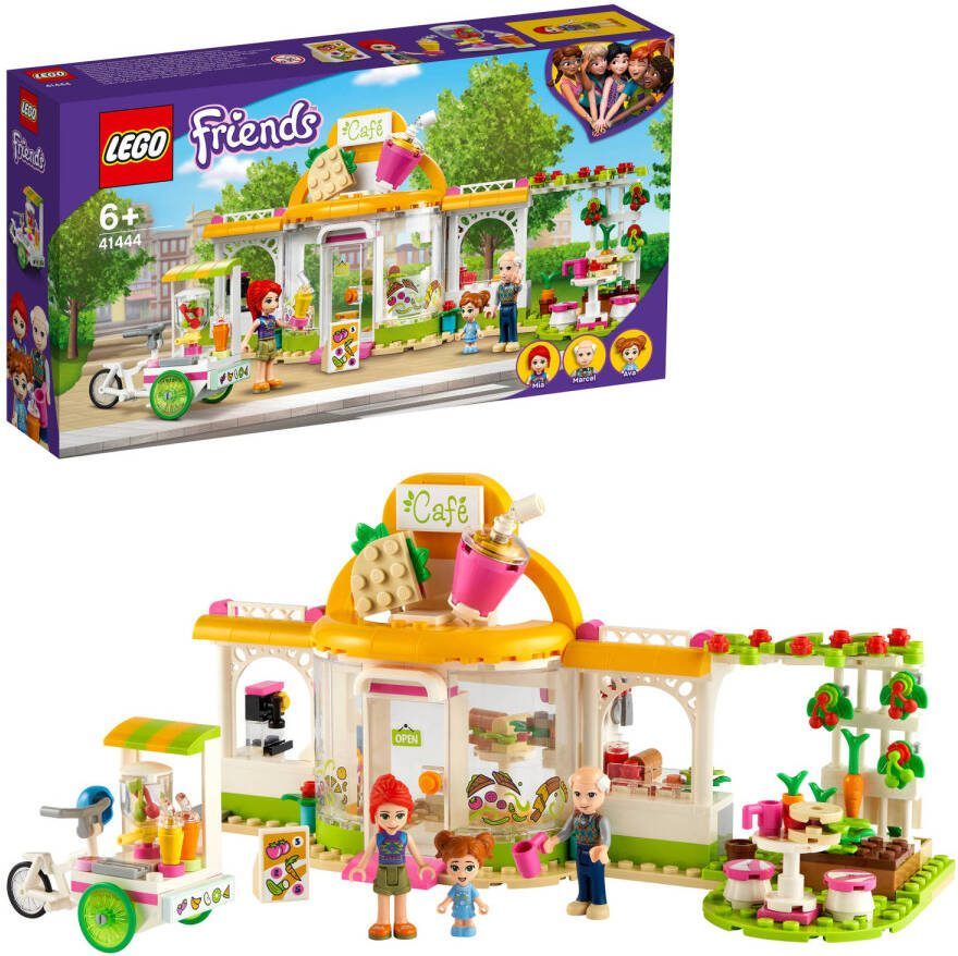 Lego 41444 Friends Heartlake City Biologisch Café, Set, Educatief Speelgoed voor Kinderen vanaf 6 Jaar, Meisjes en Jongens