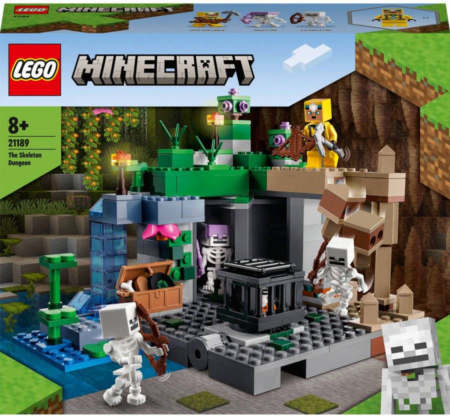 Lego Minecraft The Skeleton Dungeon, Buildable Toy(21189 )