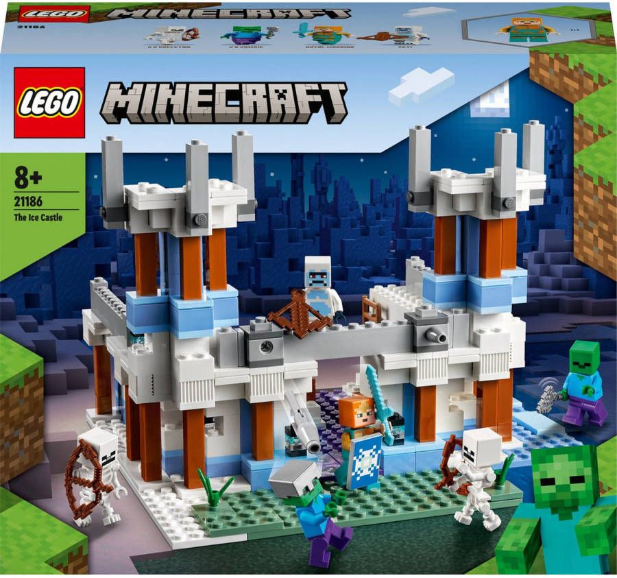 Lego Minecraft The Ice Castle Toy with Zombie Figures(21186 )