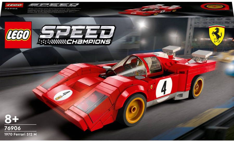 Lego Speed Champions 1970 Ferrari 512 M Sports Car Toy(76906 )