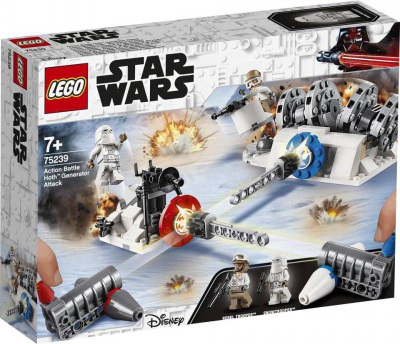 Lego  Ster Wars™ Action Battle Hoth™ Generator- Attack e 75239 Kleurrijk