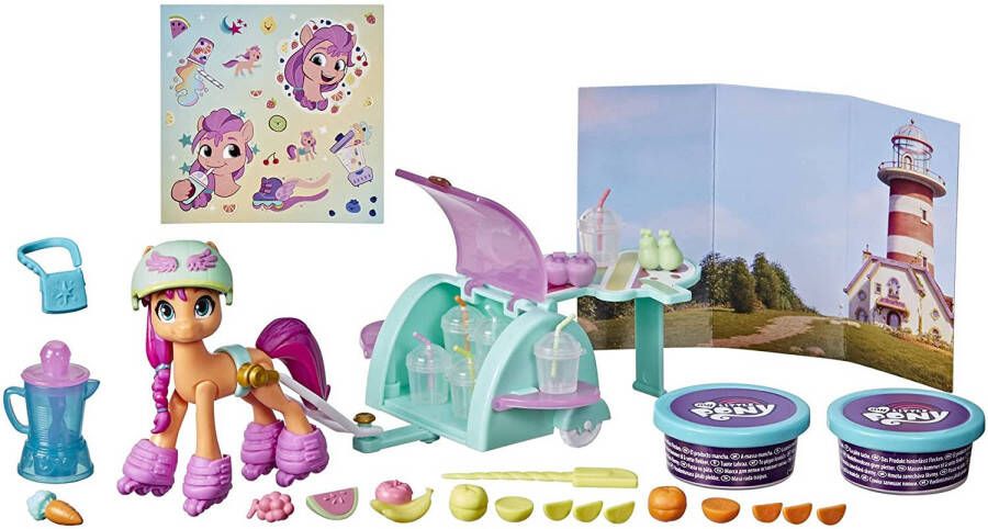 My Little Pony Speelset Smoothie Shop Sunny Starscout 30 delig