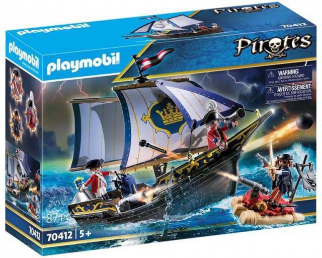 PLAYMOBIL &#xAE; Pirates Zeilschip van de Soldaten 70412