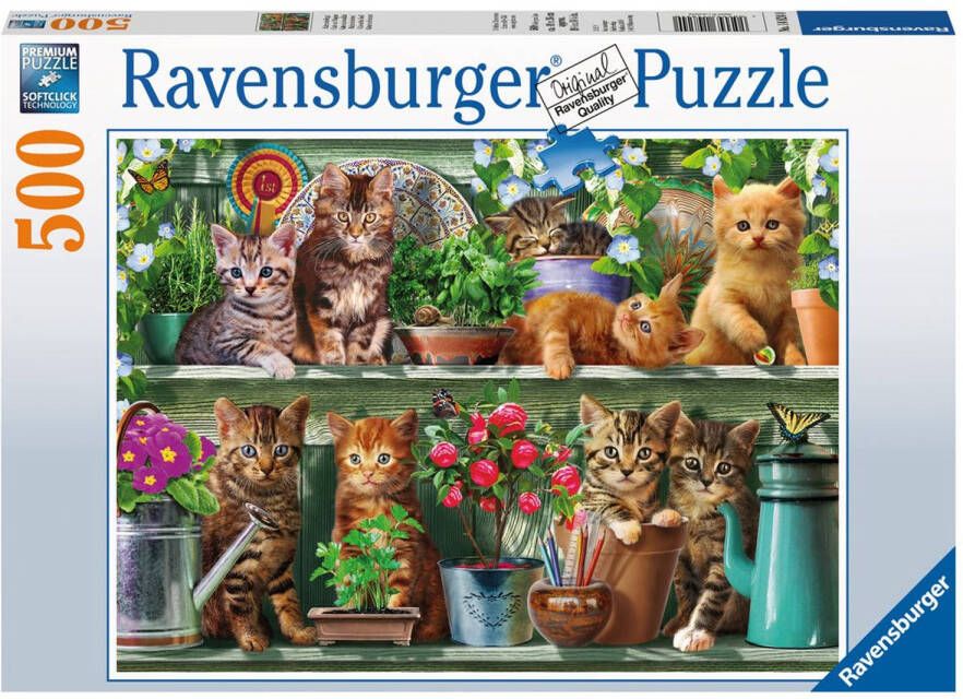 Ravensburger Cats on the Shelf 500 piece Jigsaw Puzzle
