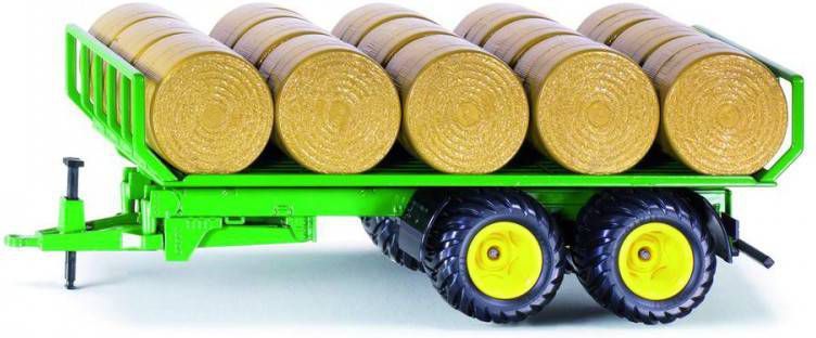 Siku John Deere Balenwagen Met Hooibalen Groen/geel(2891 )