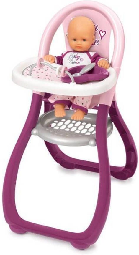 Speelgoed de Betuwe Smoby Kinderverzorgingsstoel Poupon + 2 Accessoires