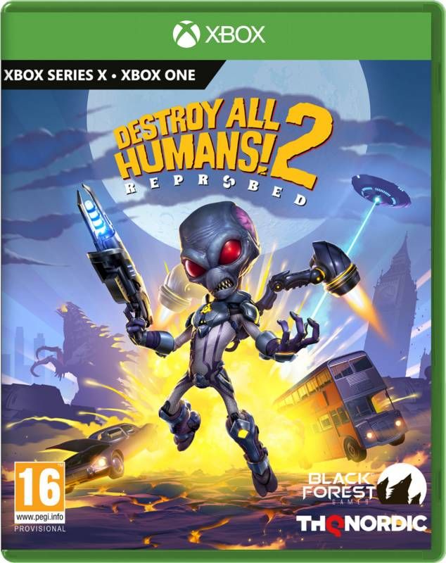 THQ Nordic Destroy All Humans 2 Reprobed Xbox Series X en Xbox One