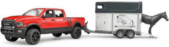 bruder ® RAM 2500 Power Wagon mit Paardenaanhanger en 1 paard 02501 Jongen