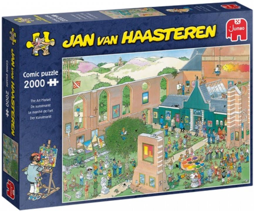 Jumbo Jan van Haasteren De Kunstmarkt legpuzzel 2000 stukjes