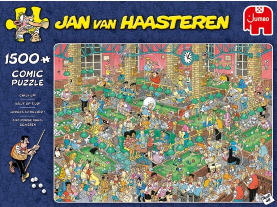 Jumbo Jan van Haasteren Krijt op tijd! legpuzzel 1500 stukjes