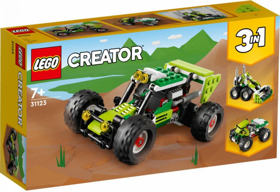 Lego Creator 3 in 1 Off road Buggy, Digger, Toy Car Set(31123 )