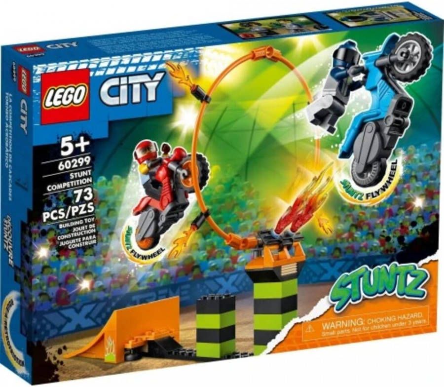 Lego City Stuntz Stunt Show Competition Toy Bikes Set(60299 )