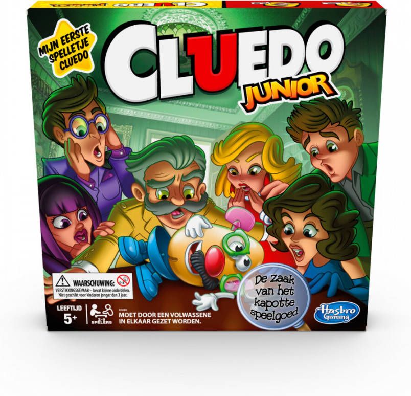 Hasbro Gaming Cluedo Junior kinderspel bordspel