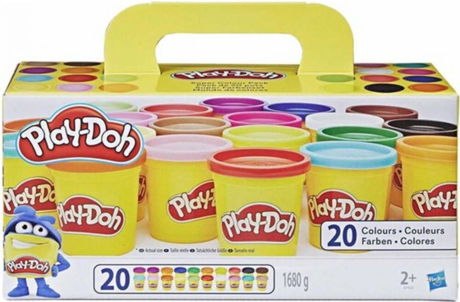 Overig Play Doh Gekleurde Klei 20 Potjes