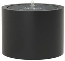 Adezz Watertafel met fontein rond van aluminium 100 x 75 cm