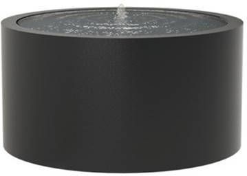 Adezz Watertafel met fontein rond van aluminium 145 x 75 cm