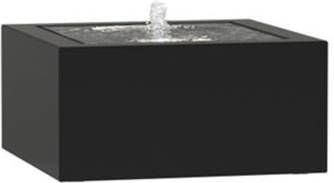 Adezz Watertafel met fontein vierkant van aluminium 80 x 80