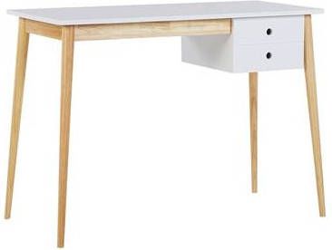Beliani Ebeme Bureau wit mdf
