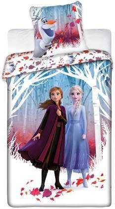 Disney Frozen Dekbedovertrek Eenpersoons 140 x 200 cm Polyester