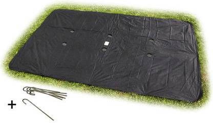EXIT Toys Exit Supreme Ground Level Ingraaftrampoline Afdekhoes Rechthoekig 244 X 427 Cm Zwart