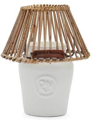 Riviera Maison RM Clay Candle Holder white 18.0x18.0x21.0 cm