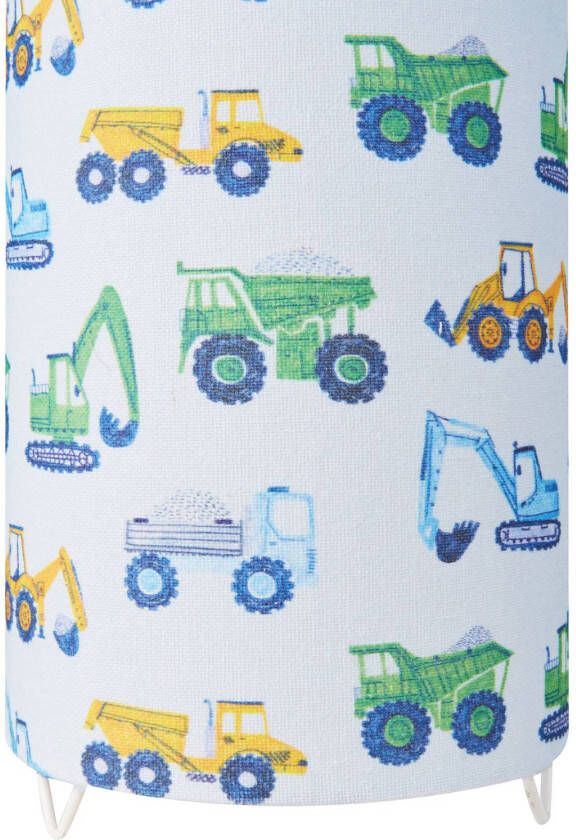 Pauleen Cute Tractor tafellamp met linnen kap